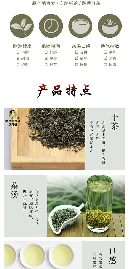 道茶王武當道茶祿字茶綠茶茶葉新茶春茶湖北丹江口特產100g 袋